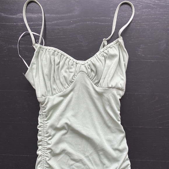 Cute sage green Princess Polly dress (model is 5’5) (only worn once) - Picture 4 of 4